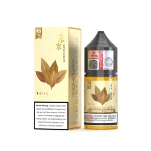Tokyo Original Tobacco 30ml nicotine salt e-liquid bottle