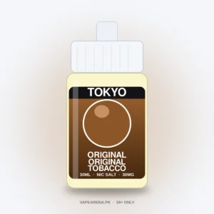 Tokyo Original Tobacco 30ml nicotine salt e-liquid bottle