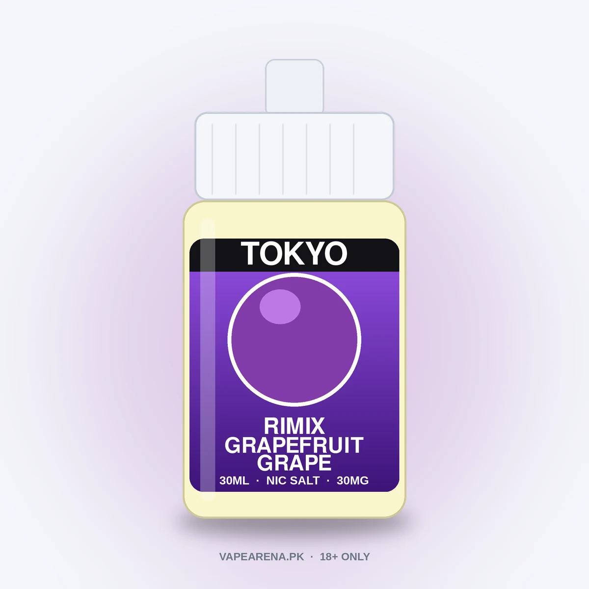 Tokyo Rimix Grapefruit Grape 30ml nicotine salt e-liquid bottle