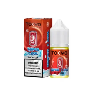 Tokyo Super Cool Coca Cola 30ml nicotine salt e-liquid bottle