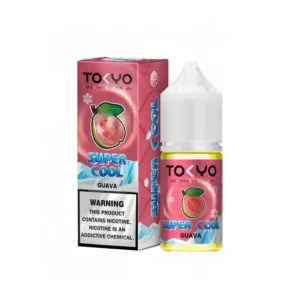 Tokyo Super Cool Guava 30ml nicotine salt e-liquid bottle