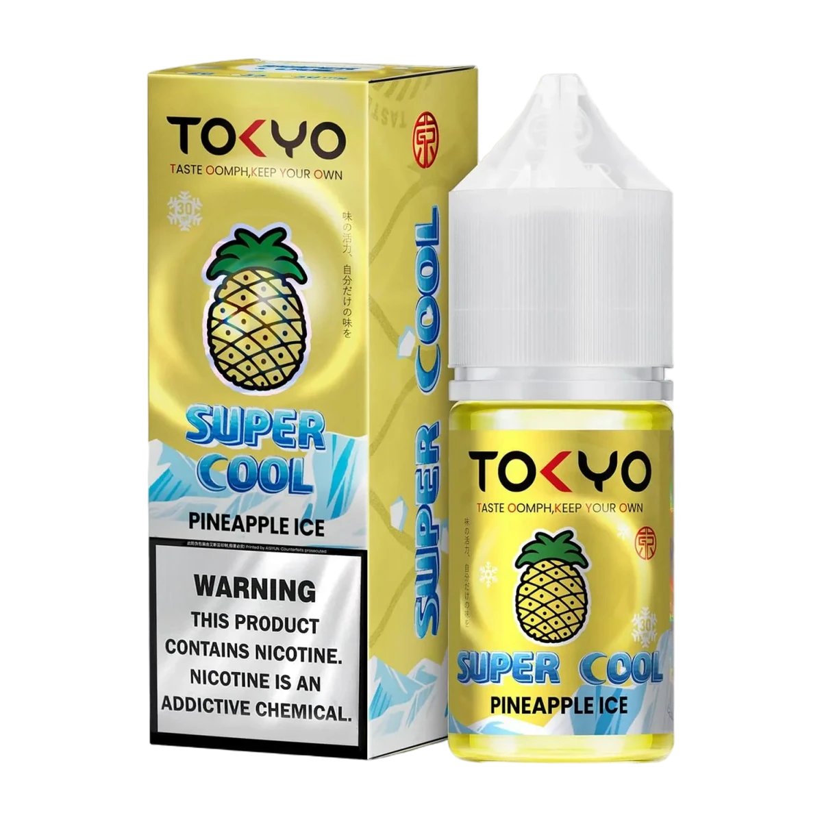 Tokyo Super Cool Pineapple Iced 30ML (35MG-50MG)