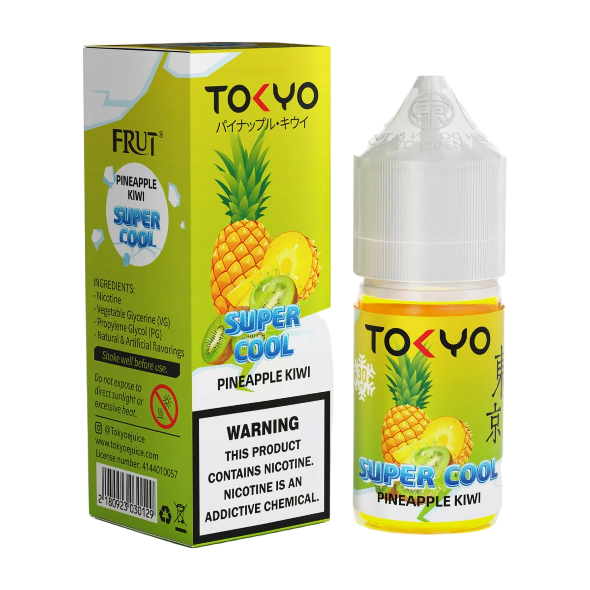 Tokyo Super Cool Pineapple Kiwi 30ML