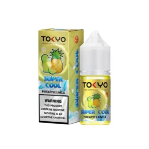 Tokyo Super Cool Pineapple Limca 30ml nicotine salt e-liquid bottle
