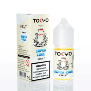 Tokyo Super Cool Yakult 30ml nicotine salt e-liquid bottle