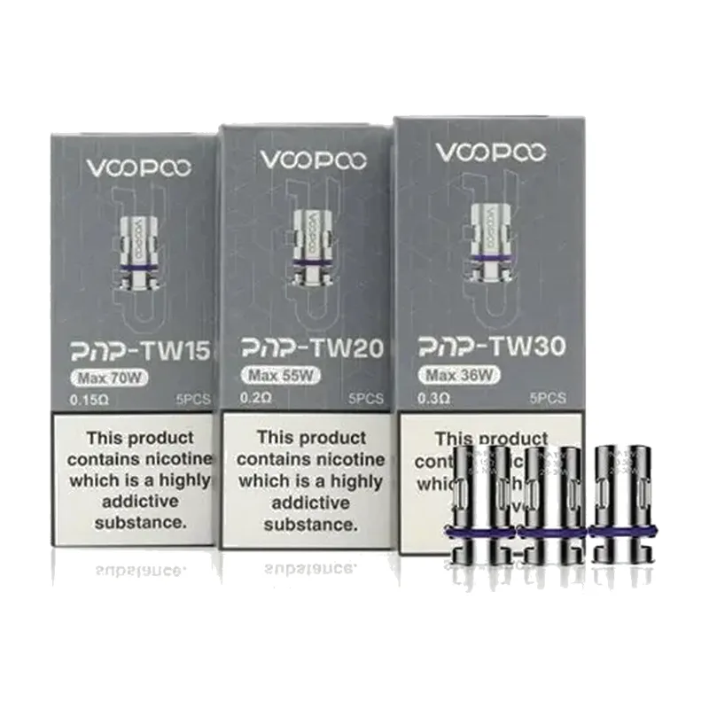 VOOPOO PnP-TW Replacement Coils (TW15 / TW20 / TW30)